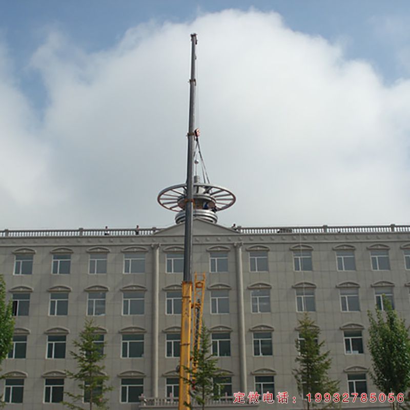 小区不锈钢避雷针造型雕塑（1）